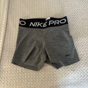 Grey Nike Spandex shorts